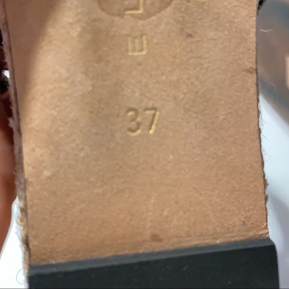 Elie Tahari Black Wedge Heel Size 37 - Picture 4 of 4